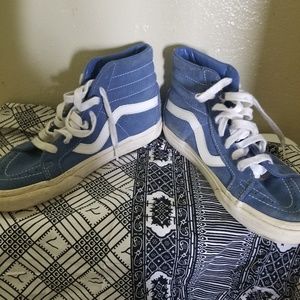 blue high top vans